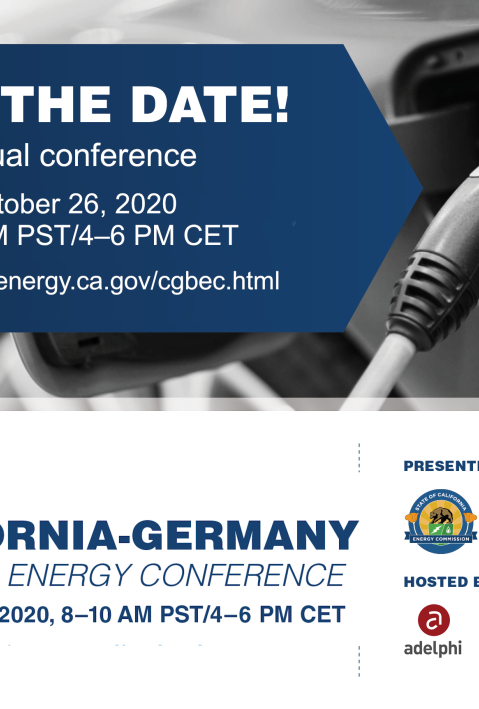 Save the Date: California Germany Bilateral Energy Conference 2020