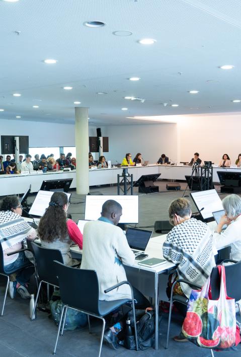 Round table discussion at Bonn June climate meetings