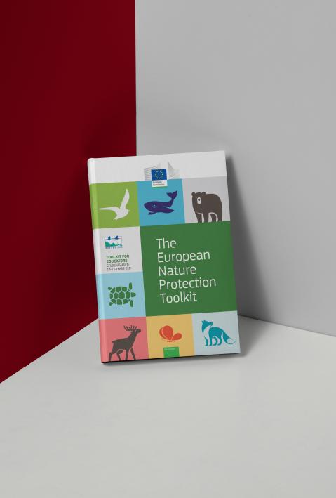 Mockup of the "European Nature Protection Toolkit" publication