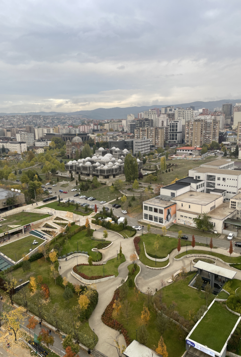 View over Pristina