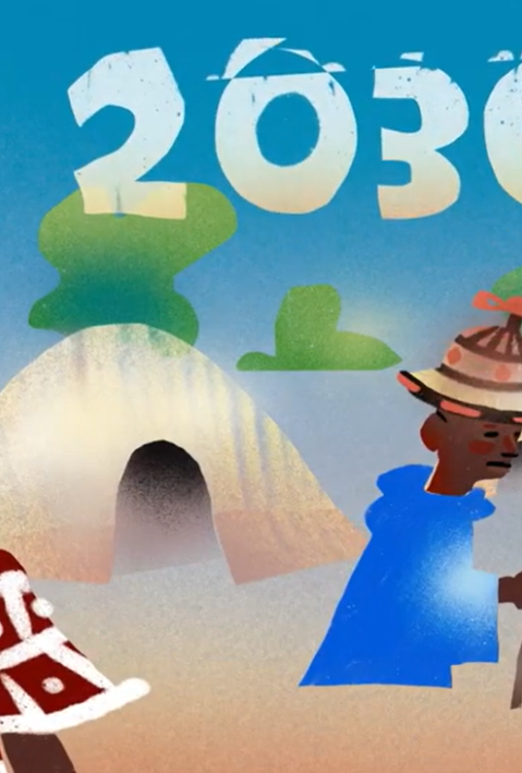 Amina in her pastoralist community