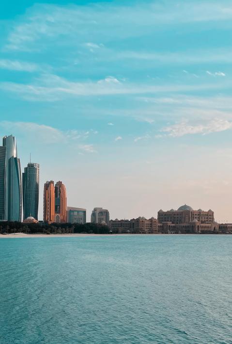 skyscrapers of Abu Dhabi.