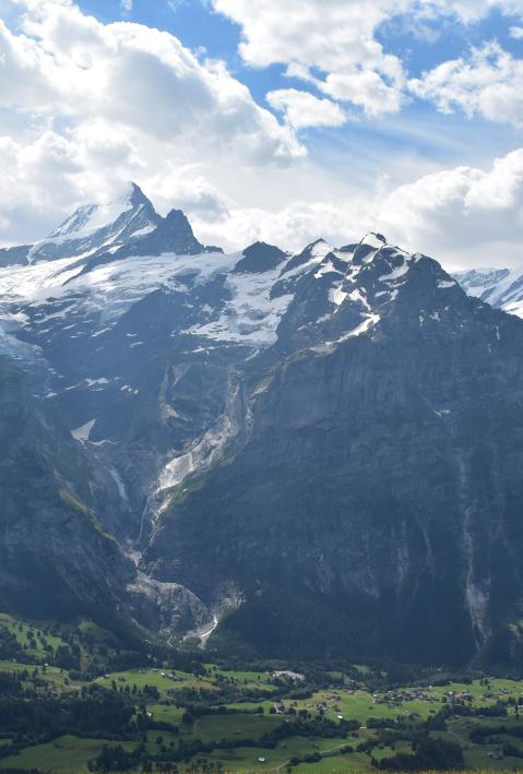 Alpine landscape. 