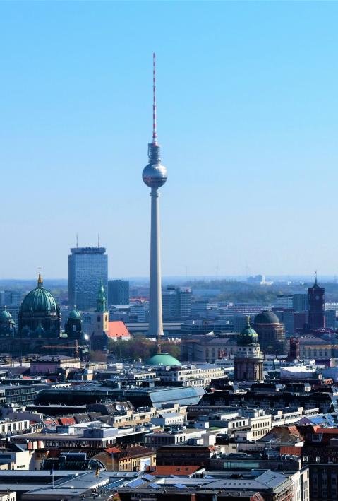 Skyline of Berlin, Germany 