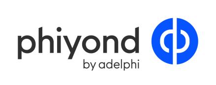 Das Logo von phiyond by adelphi