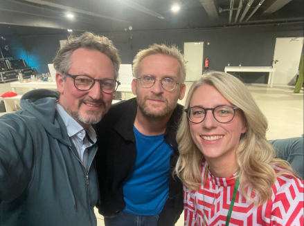 Dr. med. Eckart von Hirschhausen, Toralf Staud, Dr. Beatrice John, Co-Lead des Adaptationsprogramms von adelphi beim ZEIT Wissen Kongress