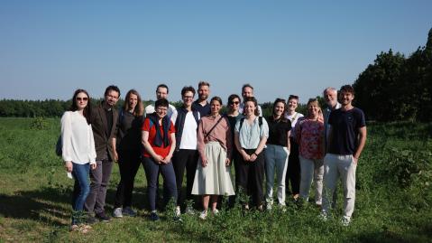 Gruppenbild der Teilnehmenden des Klimafonds-Vernetzungstreffens in München