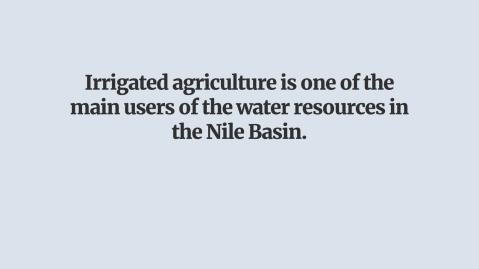 State of the River Nile Basin Report Result 2