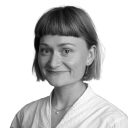 Portrait of Bernadette Mundthal. 