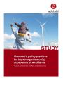 Germany’s policy practices for improving community acceptance of wind farms [Cover]