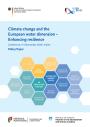 Cover Climate change and the European water dimension – Policy Paper