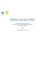 Cover der Publikation "EMAS und der DNK"