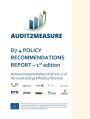 Cover of AUDIT2MEASURE Policy Recommendations Report - 1st Edition
