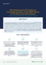 Cover of Publication New Directions for EU Action on the Implementation of the WEFE Nexus in Transboundary  River Basins Insights From the Zambezi & Senegal River Basins.