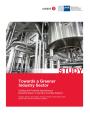 Cover for the publication: towards a greener industry sector