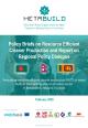 Cover METABUILD Policy Briefs and Report on Regional Policy Dialogue