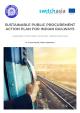 Cover of study Sustainable Public Procurement Action Plan For Indian Railways