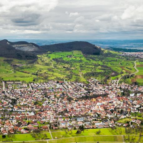 Stadt von oben
