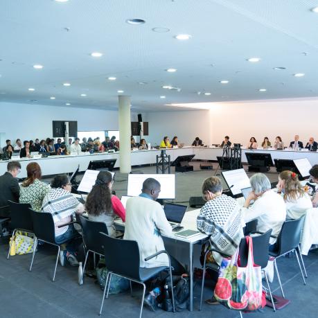 Round table discussion at Bonn June climate meetings