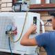 Maintenance of air conditioning unit