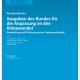 Cover für Publikation: Ausgaben des Bundes für die Anpassung an den Klimawandel