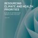 Cover publication resourcing climate and health priorities