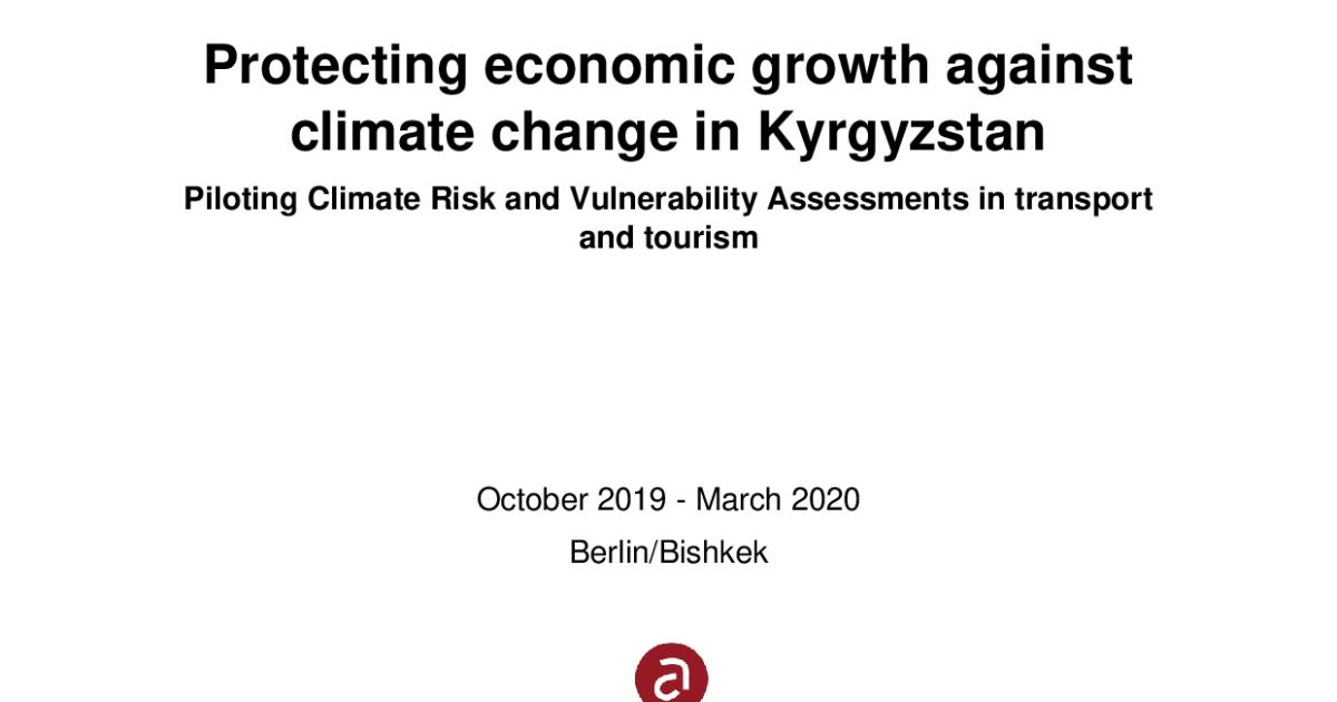 Protecting economic growth against climate change in Kyrgyzstan | adelphi