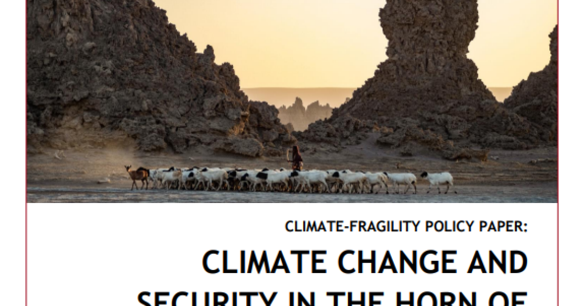 Climate Change and Security in the Horn Of Africa: Can Europe Help to ...