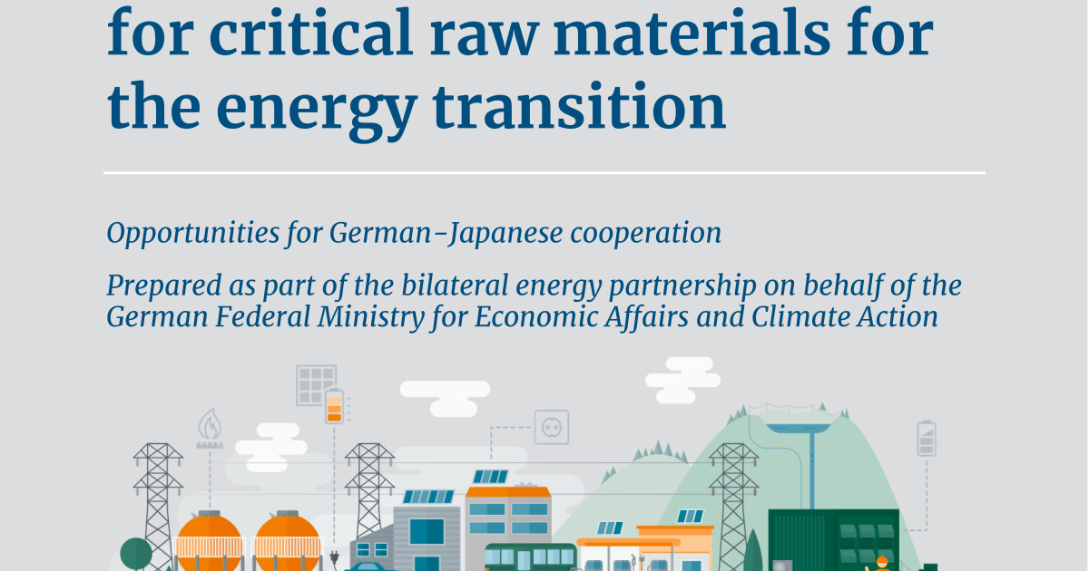 Circular Economy Solutions for Critical Raw Materials for the Energy ...